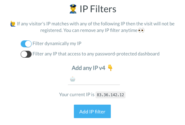 3 ways to filter IPs in Ghostboard