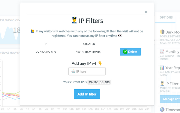Announcing IP filters 👮‍♀️